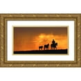 thumbnail image 1 of Dawson, Robert 32x18 Gold Ornate Wood Framed with Double Matting Museum Art Print Titled - The Care Taker, 1 of 4