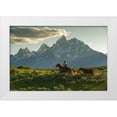 thumbnail image 1 of Dawson, Robert 32x23 White Modern Wood Framed Museum Art Print Titled - Along the Teton Trail, 1 of 4