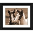 thumbnail image 1 of Dawson, Robert 32x25 Black Ornate Wood Framed with Double Matting Museum Art Print Titled - Playful Friends, 1 of 4