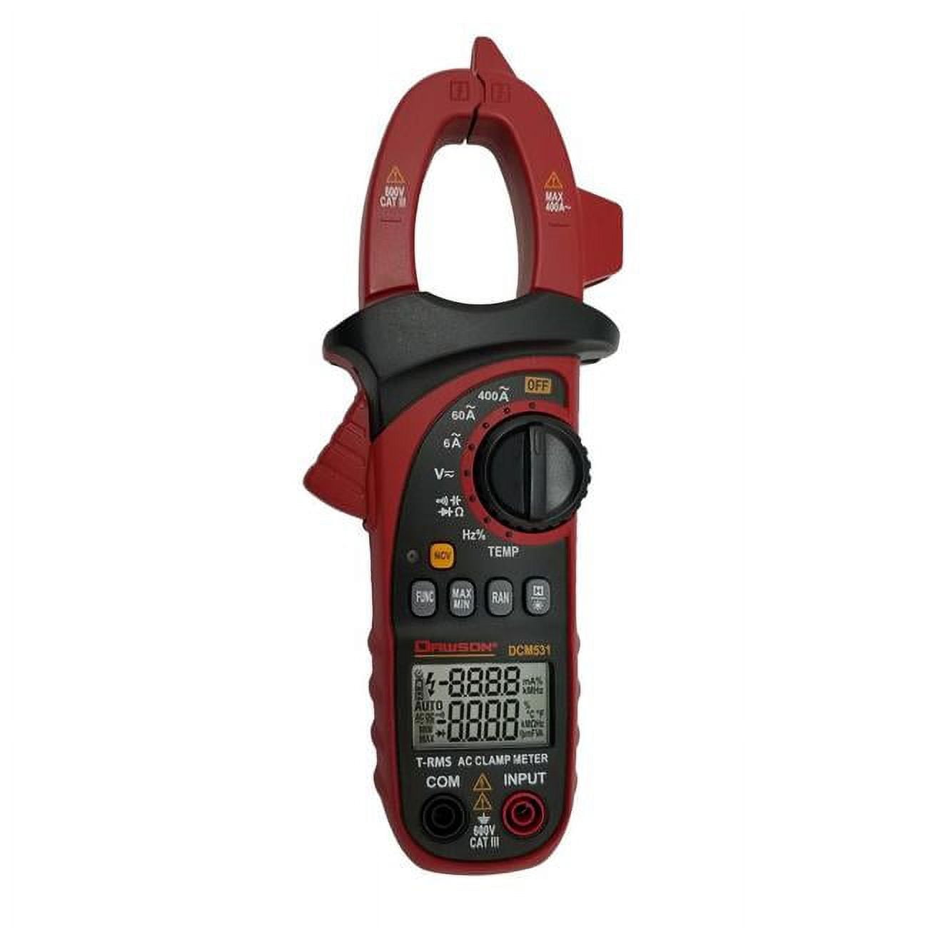 Dawson Tools DCM531 Compact Trms Ac Clamp Meter with TypeK Temperature