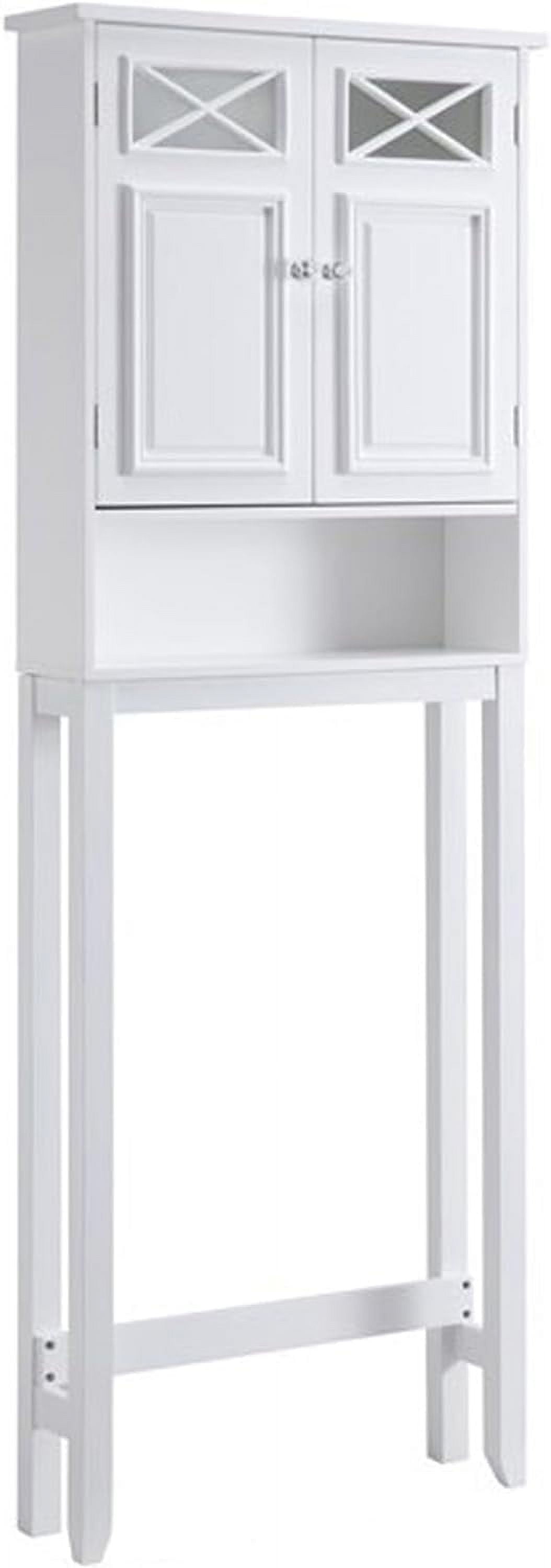 Dawson Wooden 2Door Bathroom Etagere Over The Toilet Space Saver