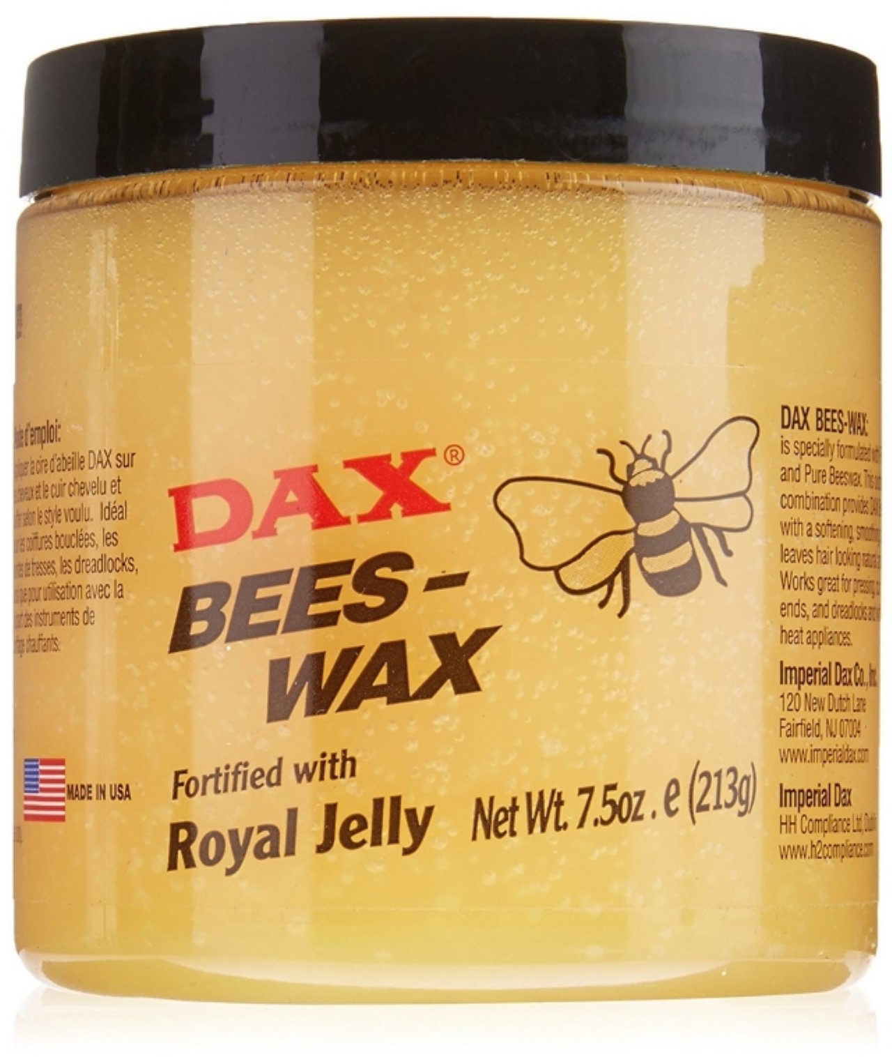 Dax Bees Wax with Royal Jelly - 7.5 oz jar