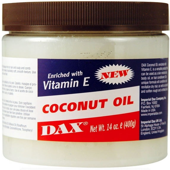 Dax Coconut Oil Enriched With Vitamin E, 14 Oz, Pack of 12
