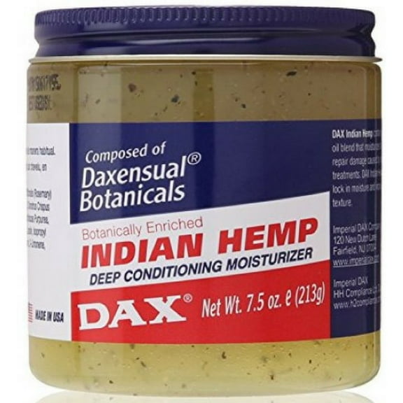 Dax Indian Hemp Deep Conditioning Moisturizer 7.5 Oz., Pack of 2