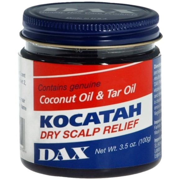 Dax Kocatah Dry Scalp Relief With Coconut Oil And Tar Oil, 3.5 Oz
