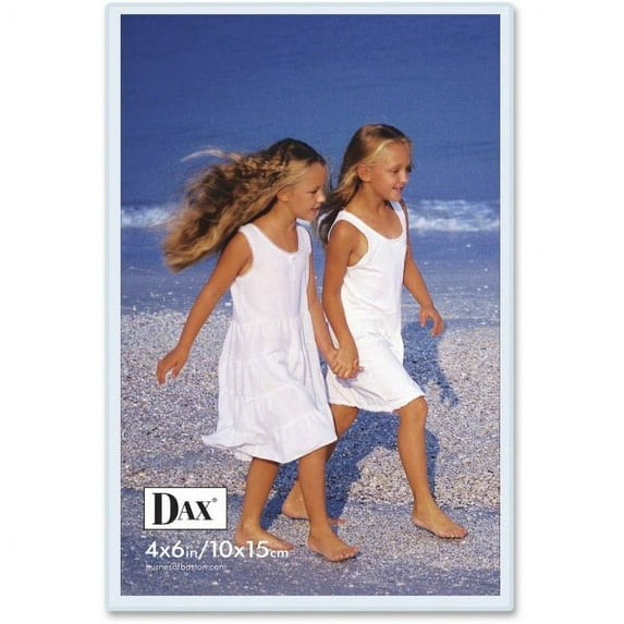 Dax Magnetic Hook/Loop Cubicle Frame, 4" x 6", Clear