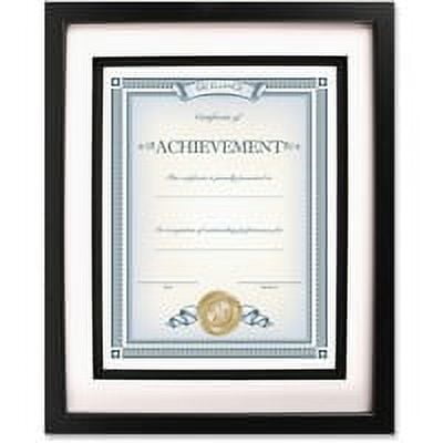 Dax Manufacturing N15989LT Solid Wood Float Frame, 8 x 10 - Black
