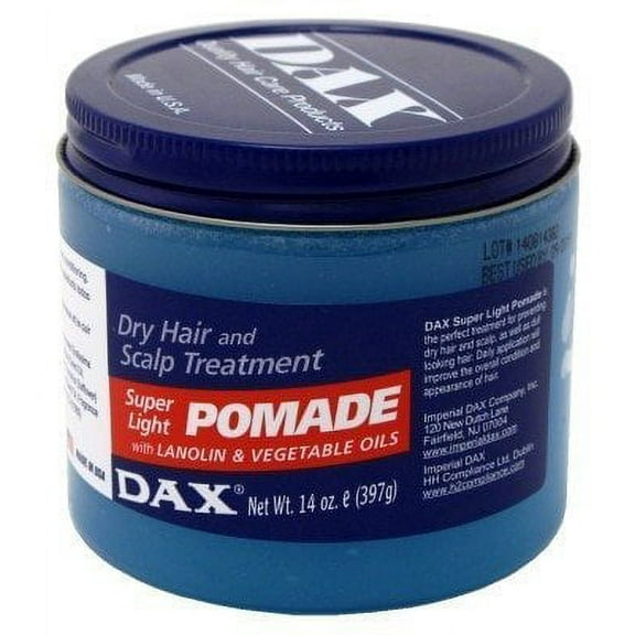Dax Pomade Super Light 14 oz. Jar (Blue) (Case of 6)