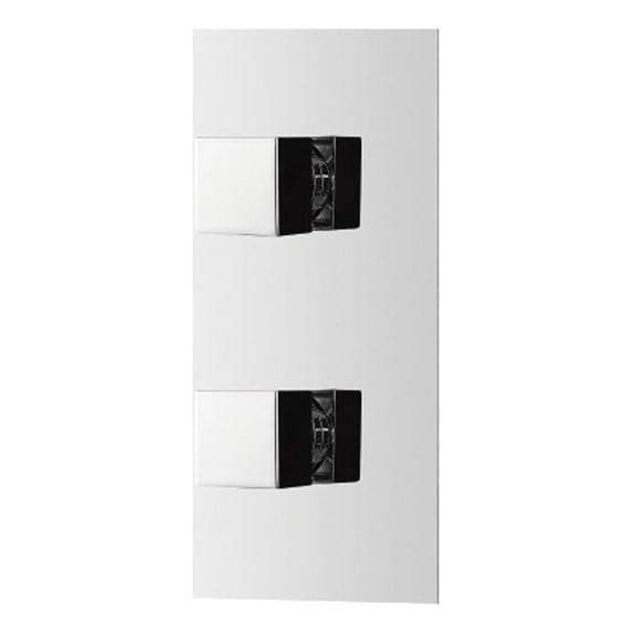 Dax Square Handles And Plate Kit - Chrome Finish For Model Dax-1054