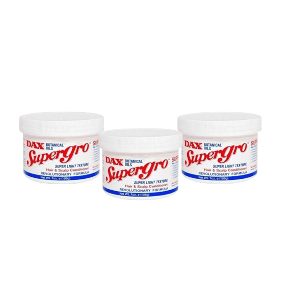 Dax SuperGro Hair Strengthening Treatment Oil 198g - 3 Pack