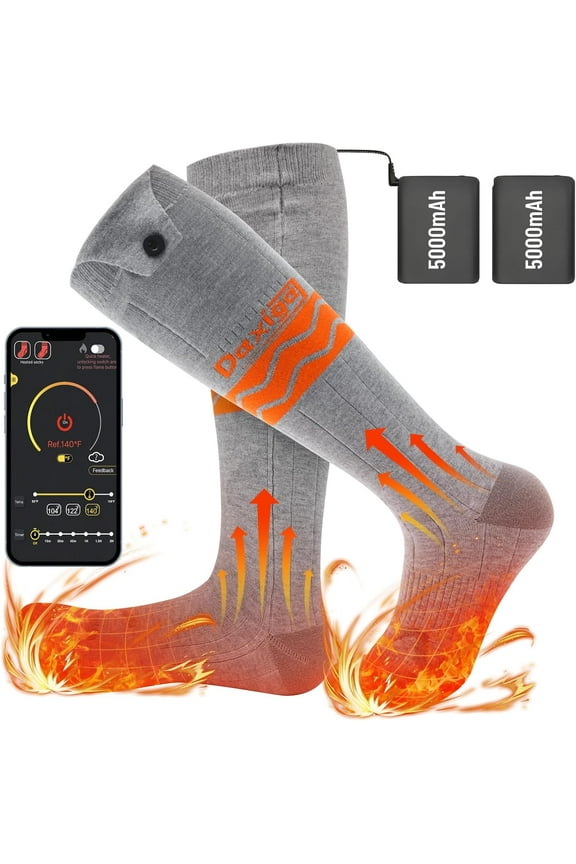Rechargeable Electric Heated Socks for Men & Women