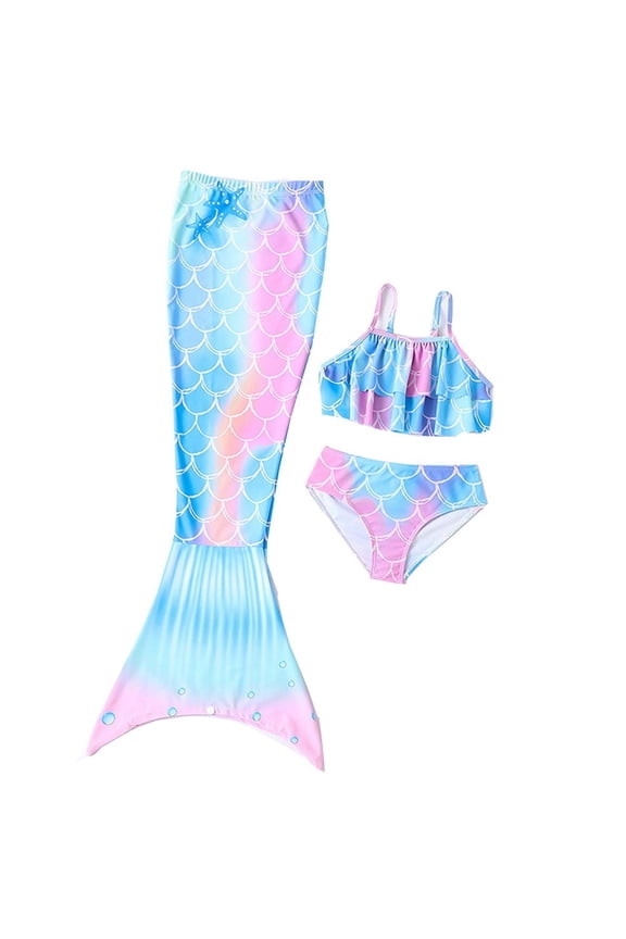 Daxin Bikini Mermaid Tail Quick Drying, Swimsuit (Girl’s)