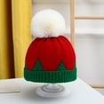 thumbnail image 1 of Daxin Kids Winter Soft Beanie Hat for Boys Girls Winter Cap Warm Knit Hat with Pompom, 1 of 6