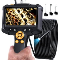 Daxiongmao 4.3" Borescope Endoscope Camera with Light, IP67 Waterproof 1080 HD Inspection Camera, Borescope Camera with Light, Snake Camera, 16.5ft Endoscope Camera, Gadgets for Men