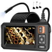 كاميرا Daxiongmao 4.3 Borescope Endoscope مع ضوء ، منظار داخلي مقاوم للماء IP67 16.5 قدم ، كاميرا فحص عالية الدقة 1080P ، كاميرا Borescope مع إضاءة ، كاميرا ثعبان