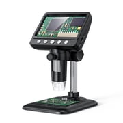 Daxiongmao 4.3" LCD 1080P Digital Microscope with 8 Adjustable LED Lights for Coin Error Detection