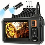 Daxiongmao 4.3" LCD Screen IP67 Waterproof Borescope Endoscope Camera with Light, 1080P HD Inspection Camera, Snake Camera, 16.5ft Endoscope Camera, Gadgets for Men