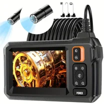 Daxiongmao 4.3" LCD Screen IP67 Waterproof Borescope Endoscope Camera with Light, 1080P HD Inspection Camera, Snake Camera, 16.5ft Endoscope Camera, Gadgets for Men
