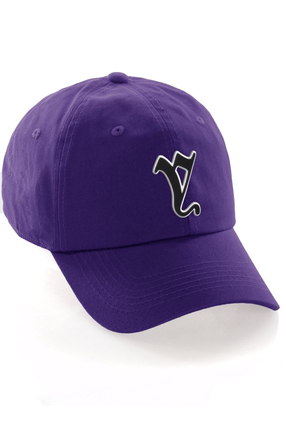 3D Custom Alphabet AZ Letter Numbers Initial Baseball Dad Hat- Pink, Letter Y