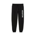 thumbnail image 1 of Daxton Adult Unisex Basic Black Jogger Sweatpants USA Cities States White Letters - Houston, 3XL, 1 of 5