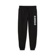 thumbnail image 1 of Daxton Adult Unisex Basic Black Jogger Sweatpants USA Cities States White Letters - Kansas, 3XL, 1 of 5