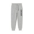 thumbnail image 1 of Daxton Adult Unisex Basic Jogger Sweatpants USA Cities States Side Letters - Chicago, S, 1 of 5