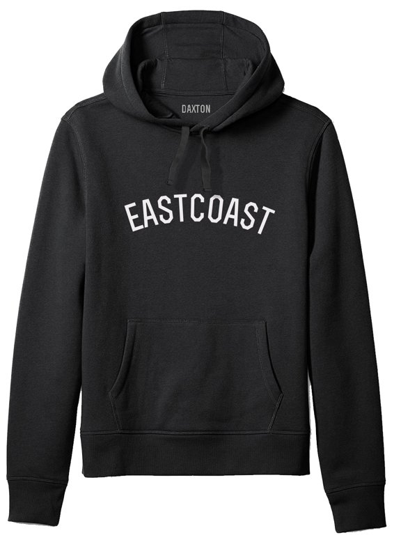 Adult Unisex Soft Pullover USA Cities States Comfort Hoodie Fleece Sweatshirt, East Coast Black White, 2XL