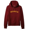 thumbnail image 1 of Daxton Adult Unisex Soft Pullover USA Cities States Comfort Hoodie Fleece Sweatshirt, Washington Burgundy Gold, 3XL, 1 of 2