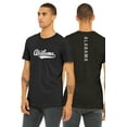 thumbnail image 1 of Daxton Adult Unisex Tshirt Alabama Script with a Vertical in the Middle Back, Black White, Small, 1 of 3