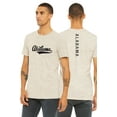thumbnail image 1 of Daxton Adult Unisex Tshirt Alabama Script with a Vertical in the Middle Back, Oat Black, 2X-Large, 1 of 3
