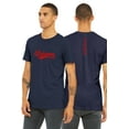 thumbnail image 1 of Daxton Adult Unisex Tshirt Arizona Script with Phoenix Vertical on the Back, Navy Red, XS, 1 of 3