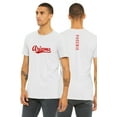 thumbnail image 1 of Daxton Adult Unisex Tshirt Arizona Script with Phoenix Vertical on the Back, White Red, XS, 1 of 3