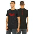 thumbnail image 1 of Daxton Adult Unisex Tshirt Atlanta Script with Georgia Vertical on the Back, Black Gold, XL, 1 of 3