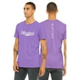 thumbnail image 1 of Daxton Adult Unisex Tshirt Maryland Script with Vertical on the Back, Fig Purple White, M, 1 of 3