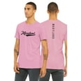 thumbnail image 1 of Daxton Adult Unisex Tshirt Maryland Script with Vertical on the Back, Pink Black, XL, 1 of 3