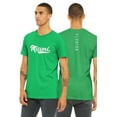 thumbnail image 1 of Daxton Adult Unisex Tshirt Miami Script with Florida Vertical on the Back, Kelly Green White, XS, 1 of 3