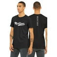 thumbnail image 1 of Daxton Adult Unisex Tshirt Montana Script with Vertical on the Back, Black White, 2XL, 1 of 3