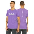 thumbnail image 1 of Daxton Adult Unisex Tshirt Nashville Script with Tennessee Vertical on the Back, Fig Purple White, 3XL, 1 of 3