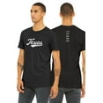 thumbnail image 1 of Daxton Adult Unisex Tshirt Texas Script with Vertical on the Back, Black White, M, 1 of 3