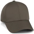 thumbnail image 1 of Daxton Air Cool Tech Hat Ventilated Micro Holes Structured High Profile Baseball Cap, Olive Brown, 1 of 1