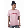 thumbnail image 1 of Daxton Alabama Tshirt Premium Basic Short Sleeves Crew Neck Tee, Pink Red, Medium, 1 of 2