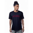 thumbnail image 1 of Daxton Atlanta Tshirt Premium Short Sleeves Basic Crew Neck Tee, Navy Red, X-Small, 1 of 2