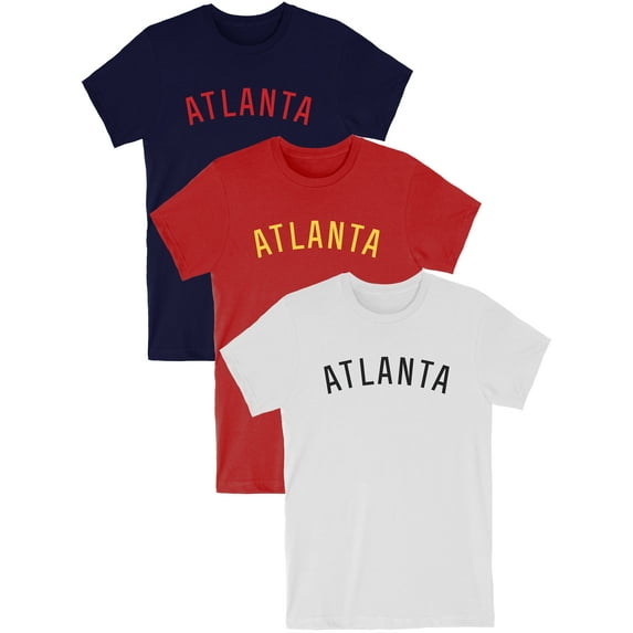 Daxton Atlanta Tshirt Premium Short Sleeves Basic Crew Neck Tee