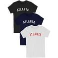 thumbnail image 1 of Daxton Atlanta Tshirt Premium Short Sleeves Basic Crew Neck Tee, 1 of 5