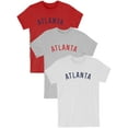 thumbnail image 1 of Daxton Atlanta Tshirt Premium Short Sleeves Basic Crew Neck Tee, 1 of 5