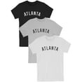 thumbnail image 1 of Daxton Atlanta Tshirt Premium Short Sleeves Basic Crew Neck Tee, 1 of 5
