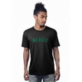 thumbnail image 1 of Daxton Basic Unisex Premium Crew Neck Short Sleeve Mexico T-Shirt, Black Green-XXX-Large, 1 of 1