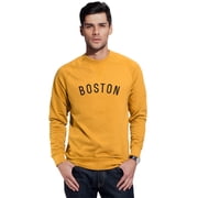 Daxton Boston Sweatshirt Athletic Fit Pullover Crewneck French Terry Fabric