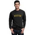 thumbnail image 1 of Daxton Boston Sweatshirt Athletic Fit Pullover Crewneck French Terry Fabric, 1 of 3