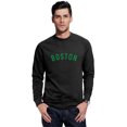 thumbnail image 1 of Daxton Boston Sweatshirt Athletic Fit Pullover Crewneck French Terry Fabric, 1 of 3